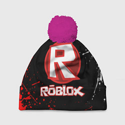 Шапка с помпоном ROBLOX, цвет: 3D-малиновый