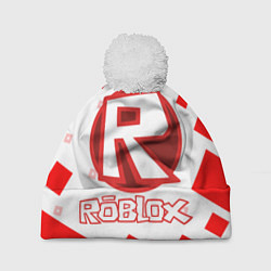 Шапка с помпоном ROBLOX, цвет: 3D-белый