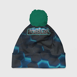 Шапка с помпоном Roblox Neon Hex, цвет: 3D-зеленый