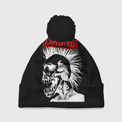 Шапка с помпоном The Exploited, цвет: 3D-черный