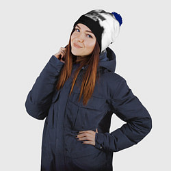 Шапка с помпоном Внутренние Войска, цвет: 3D-тёмно-синий — фото 2