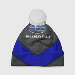 Шапка c помпоном SUBARU