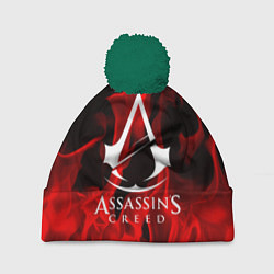 Шапка с помпоном ASSASSINS CREED, цвет: 3D-зеленый