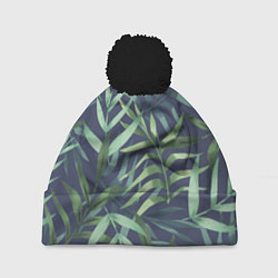 Шапка с помпоном Арт из джунглей, цвет: 3D-черный