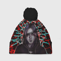 Шапка c помпоном Pyrokinesis