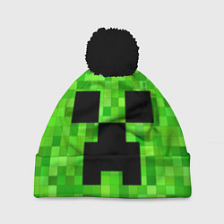 Шапка c помпоном MINECRAFT