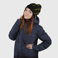 Шапка с помпоном NIRVANA, цвет: 3D-черный — фото 2