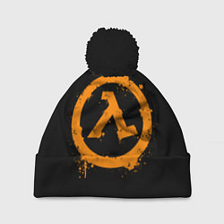 Шапка c помпоном HALF-LIFE