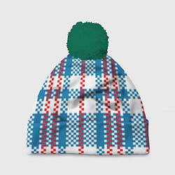 Шапка с помпоном Челнок, цвет: 3D-зеленый
