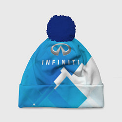 Шапка с помпоном Infiniti, цвет: 3D-тёмно-синий