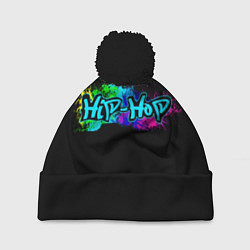 Шапка с помпоном Hip-Hop, цвет: 3D-черный