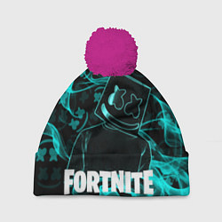 Шапка c помпоном Fortnite Marshmello