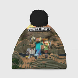 Шапка c помпоном Minecraft
