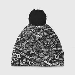 Шапка с помпоном Top Hip Hop, цвет: 3D-черный