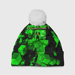 Шапка c помпоном Minecraft