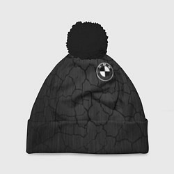Шапка с помпоном BMW, цвет: 3D-черный