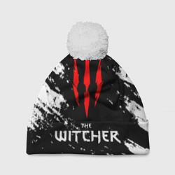 Шапка с помпоном The Witcher, цвет: 3D-белый