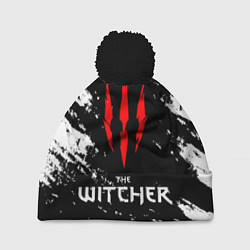 Шапка с помпоном The Witcher, цвет: 3D-черный