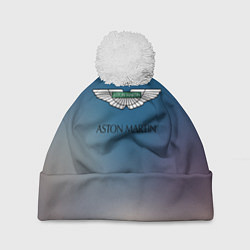 Шапка с помпоном Aston martin, цвет: 3D-белый