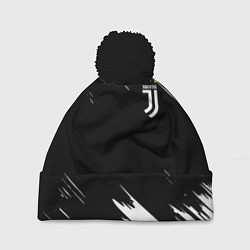 Шапка с помпоном JUVENTUS, цвет: 3D-черный