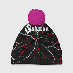 Шапка с помпоном Sabaton, цвет: 3D-малиновый