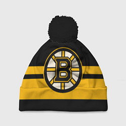 Шапка с помпоном BOSTON BRUINS NHL, цвет: 3D-черный