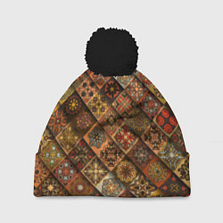 Шапка c помпоном СЛАВЯНСКАЯ СИМВОЛИКА