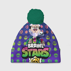 Шапка с помпоном Brawl Stars Byron, цвет: 3D-зеленый