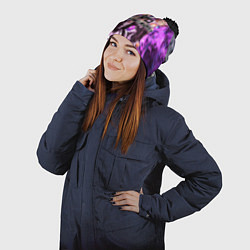 Шапка с помпоном Re:Zero Жизнь с нуля, цвет: 3D-черный — фото 2