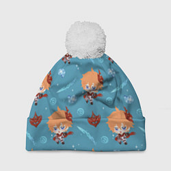 Шапка c помпоном Чиби Чайльд