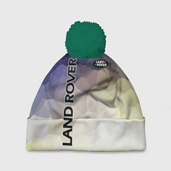 Шапка с помпоном LAND ROVER, цвет: 3D-зеленый