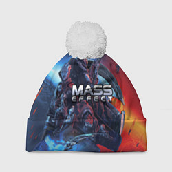 Шапка c помпоном Mass EFFECT Legendary ed