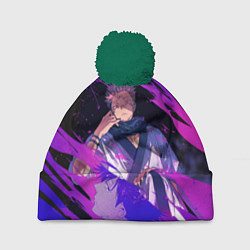 Шапка c помпоном Магическая битва