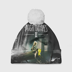 Шапка с помпоном LITTLE NIGHTMARES ЛИТЛ НАЙТМ, цвет: 3D-белый