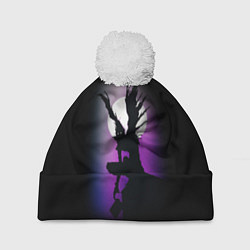 Шапка c помпоном DEATH NOTE ТЕТРАДЬ СМЕРТИ