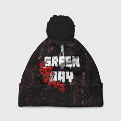 Шапка с помпоном Green day, цвет: 3D-черный