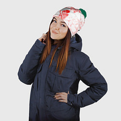 Шапка с помпоном Cannibal corpse, цвет: 3D-зеленый — фото 2