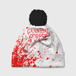 Шапка с помпоном Cannibal corpse, цвет: 3D-черный