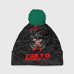 Шапка с помпоном Tokyo - ghoul, цвет: 3D-зеленый