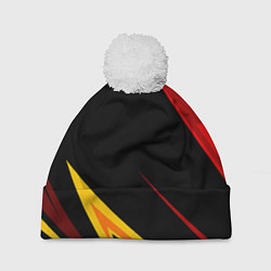 Шапка c помпоном Уникальные линии