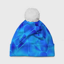 Шапка с помпоном Ice Under Water, цвет: 3D-белый