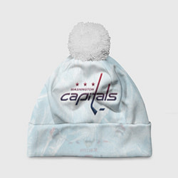 Шапка с помпоном Washington Capitals Ovi8 Ice theme, цвет: 3D-белый