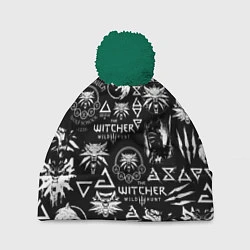 Шапка с помпоном ВЕДЬМАК ЛОЛГОБОМБИНГ THE WITCHER, цвет: 3D-зеленый