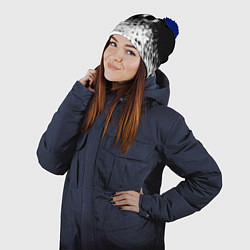 Шапка с помпоном Assassins creed ассасины, цвет: 3D-тёмно-синий — фото 2