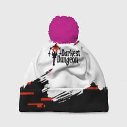 Шапка с помпоном Darkest Dungeon ролевая игра, цвет: 3D-малиновый