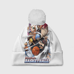 Шапка с помпоном Kurokos Basketball 1, цвет: 3D-белый