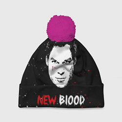 Шапка c помпоном Декстер Новая Кровь Dexter New Blood