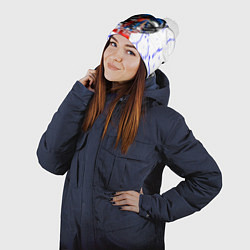 Шапка с помпоном СОНИК EXE ТЕМНЫЙ СОНИК, цвет: 3D-белый — фото 2