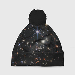 Шапка с помпоном Новое изображение ранней вселенной от Джеймса Уэбб, цвет: 3D-черный