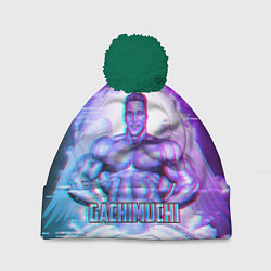 Шапка с помпоном Billie Herrington: Gachimuchi, цвет: 3D-зеленый